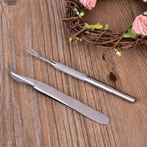 Aiguilles professionnelles en acier inoxydable pour l'élimination des points noirs 8 pièces Pimple Spot Comedo Extractor Tool Kit Manuel Medic Instruments - Product Image 3