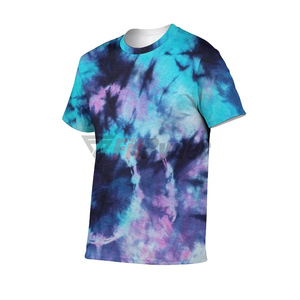 Camisetas de Forro Polar Tie Dye Unisex Personalizadas FIT RYDER, 100% Algodón, Manga Corta, Secado Rápido, Transpirables, Ecológicas, Estilo Veraniego - Product Image 1