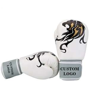 ถุงมือชกมวยสำหรับเด็กถุงมือชกมวยหนัง PU มีโลโก้ตามสั่ง - Product Image 2