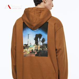 Sudadera de invierno de gran tamaño personalizada pulóver estilo callejero a granel liso en blanco hecho de poliéster/algodón para la temporada de otoño - Product Image 4