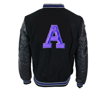 Custom Luxury Black Varsity Chaquetas Letterman Varsity Jacket para los hombres College Baseball chaqueta para los hombres - Product Image 2