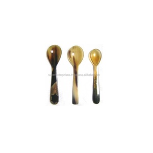 Ensemble de couverts en corne, cuillères, épandeur, meilleure vaisselle, conception de finition personnalisée disponible - Product Image 6