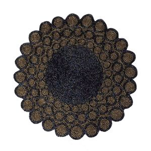 World-Class Quality Place-mat Flower Design for Food Restaurant Bar Wedding Design Multiple Beads Place-mat Dinning <b>Table</b> Decor - Product Image 6