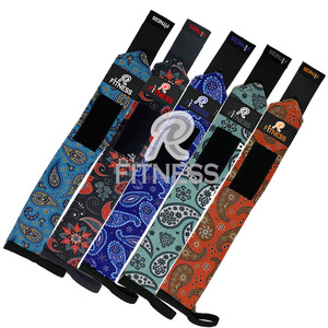 RC Fitness Wear OEM ODM Customized Non-Slip Adjustable Weight Lifting Wrist <b>Wraps</b> Premium Wrist Support (Polyester Cotton) for - Product Image 6