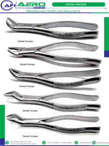 Fórceps de extracción dental manual de acero - Product Image 5