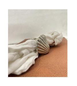 Nouveau porte-serviettes en aluminium de conception en forme de tortue antique et porte-serviettes en métal poli argenté à prix réduit - Product Image 3