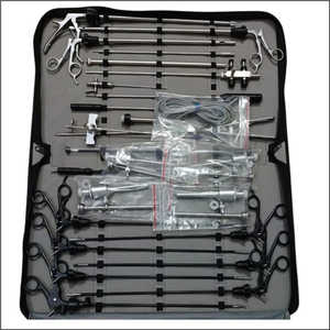 Nuevo Kit de Cirugía Laparoscópica Manual, Pinzas, Tijeras, Disector, Portaagujas, Certificado CCC, OEM, Marca Privada - Product Image 1