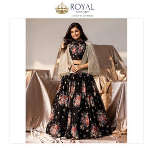 Vente dans le monde entier Qualité assurée Robes de mariée légères pour enfants Lehenga Choli avec Georgette Travail à vendre - Product Image 2