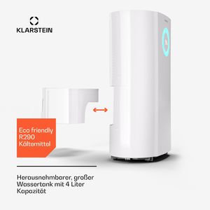 Deshumidificador Doméstico de 20L por Día, Control por Aplicación WiFi, Secador de Aire Portátil con Compresor y Drenaje Continuo para Habitaciones de 20-30 m2, Blanco - Product Image 5