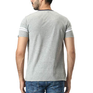 เสื้อยืดแขนสั้นผู้ชายแบรนด์หรู ราคาประหยัด ทรงปกติ ระบายอากาศได้ดี ผ้าถักน้ำหนัก 220 กรัม ป้องกันรอยยับ - Product Image 3