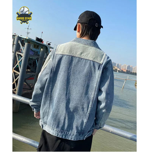 Chaquetas de Mezclilla 100% Algodón, Lavado Claro, Reversibles, Hechas a Medida, al por Mayor, Premium, para Hombre, Estilo Urbano, Casual, Ecológicas, Corte Regular - Product Image 5