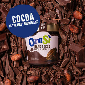 Crèmes à tartiner au cacao noir à base de plantes OraSi, véganes, sucrées, italiennes, 180 g, paquet de 6 unités, carton, durée de conservation de 360 jours - Product Image 4