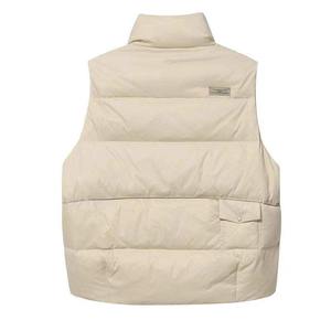 Veste matelassée d'hiver noire à fermeture éclair pour hommes style punk personnalisée mélange de cachemire avec capuche à col montant amovible - Product Image 2