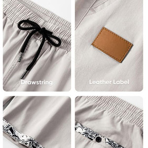 Pantalones Cortos Deportivos Casuales de Verano para Hombre, de Alta Calidad, Directo de Fábrica, Tallas Grandes, 100% Algodón de Pana con Estampados Florales y Lisos - Product Image 4