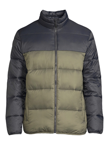 OEM personalizado de los hombres Puffer chaquetas 2024 Unisex personalizado puffer chaqueta gris y verde Color Pennal Puff chaquetas - Product Image 6