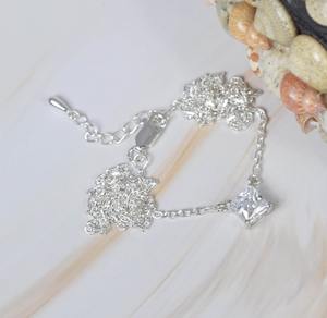 Topacio blanco 925 Pendiente de piedras preciosas de plata esterlina Pendiente elegante Joyería hecha a mano Pendiente de forma cuadrada Regalo para Navidad - Product Image 4