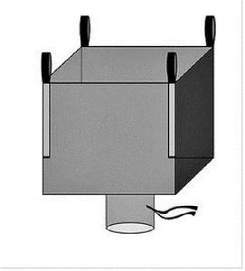 Excellent Quality 1500 KG Top Open Bottom Spout FIBC <b>Bag</b> for Mineral Powder Storage and Handling Available At Best Market Price - Product Image 2