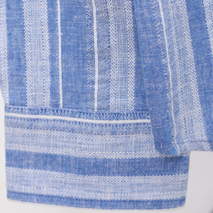 Camisa Casual de Manga Larga para Hombre, Color Azul Grisáceo, Elegante, Cómoda y Versátil, Mezcla de Lino, Viscosa y Algodón, Secado Rápido, para Verano - Product Image 2