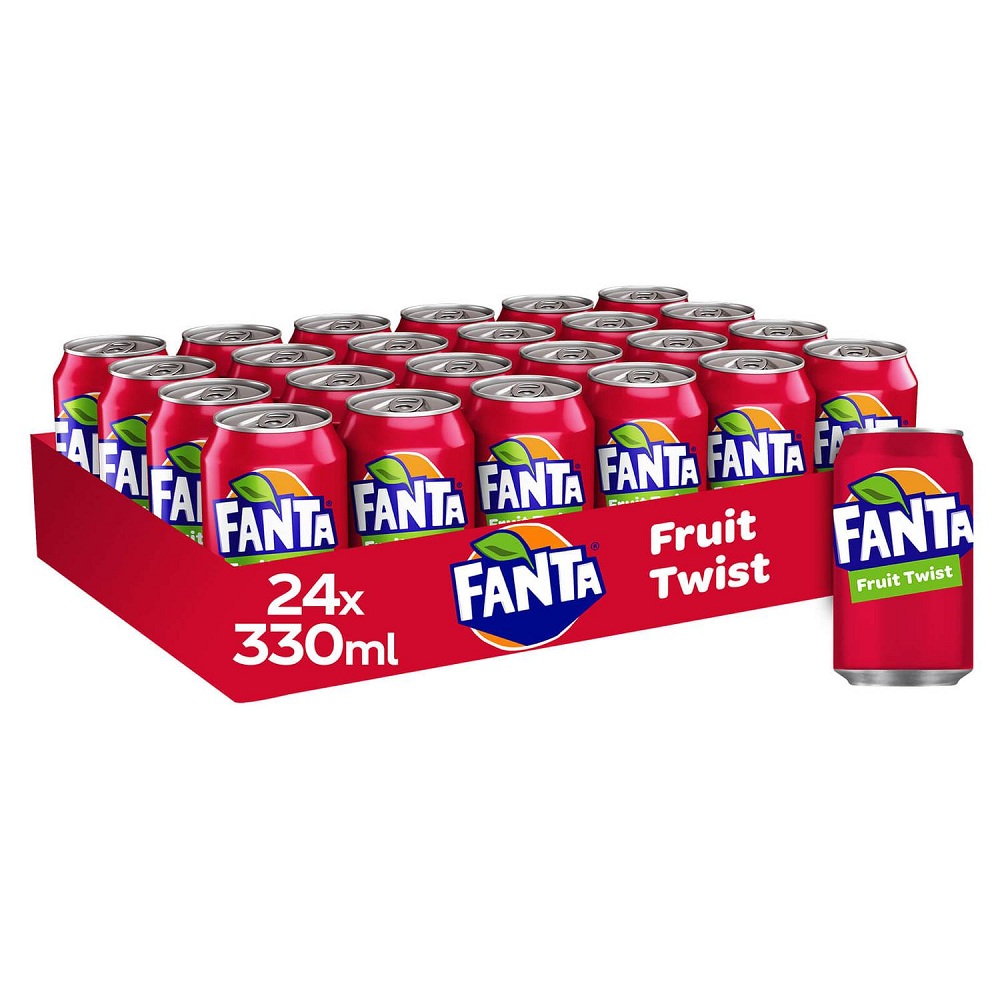 Fanta оранжевый безалкогольный напиток 330 мл банка/Coca Cola Fanta Orange
