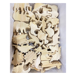Jouets en bois pour enfants, figurines d'animaux en bois massif fabriquées à la main pour jeux d'imitation, décoration de chambre d'enfant, cadeau et vente en gros au Vietnam - Product Image 1