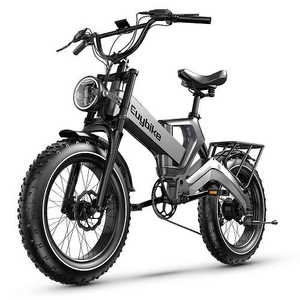 Bicicleta eléctrica con cuadro plegable, batería de larga duración, motor potente, conducción suave y fácil, ideal para viajeros urbanos y estudiantes. ¡En oferta! - Product Image 1
