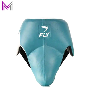 Nuevo Set de Boxeo de Cuero con Diseño Personalizado Azul y Blanco, Guantes de Sparring de Alta Calidad, Protector de Cabeza y Entrepierna, Kit Completo de MMA y Kickboxing - Product Image 5