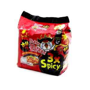 Samyang Buldak queso pollo caliente sabor Ramen 700 gramos (140g X 5 paquete) - Product Image 3