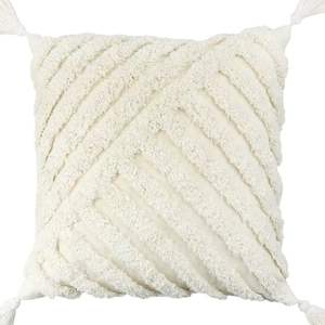 Las fundas de almohada bordadas a rayas únicas agregan detalles de puntadas decorativas a los dormitorios y sofás de estilo elegante a precio barato - Product Image 2