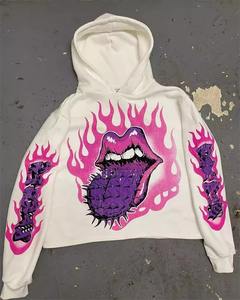 Premium Streetwear Custom Dtg Printed <b>Mens</b> Cotton Polyester Breathable Graphic Hoodie for <b>Men</b> - Product Image 4