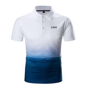 Tout nouveau 2025 mode hommes cravate-teinture Polo à manches courtes Polo nouveauté coton grande taille hommes polos - Product Image 1