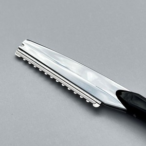 Right <b>Handed</b> Hair Thinning <b>Scissors</b> Stainless Steel Blade Plastic Handle 6.5 Inch Razor Cut Styling Tool - Product Image 3
