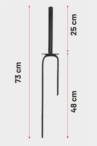 Le support de montage au sol ou au mur est fabriqué en fer robuste et de haute qualité. - Product Image 2