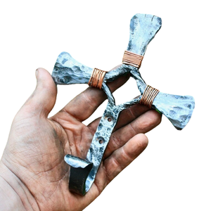 Gancho cruzado hecho de un tren, producto medieval, artículo náutico - Product Image 1
