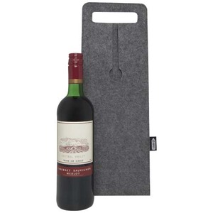 Borsa di vino in feltro riciclato personalizzabile per picnic - Product Image 5