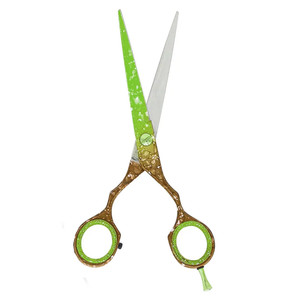 High Grade Salon Hair Cutting <b>Scissor</b> Zebra <b>Paper</b> Coted Beauty Parlor <b>Scissor</b> Made German Stainless Steel - Product Image 6
