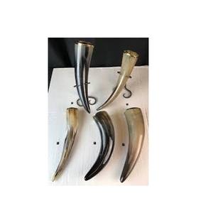 Cuerno para beber de Búfalo con paso de cuero largo La mejor calidad Tamaño diferente 3 piezas Cuerno para beber de búfalo - Product Image 4
