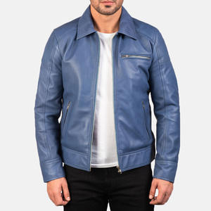 Chaqueta de Cuero de Oveja Genuina de Alta Calidad para Hombre, Estilo Urbano, Material de Invierno, Cierre Completo - Product Image 2