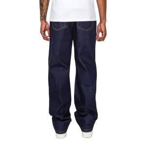 กางเกงยีนส์ขาตรงทรงหลวมสำหรับผู้ชายคุณภาพสูงสำหรับฤดูหนาว - Product Image 2