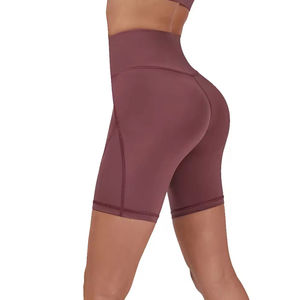 Pantalones Cortos de Yoga de Algodón y Poliéster Transpirables Más Vendidos, Ropa Deportiva de Última Moda para Práctica de Yoga - Product Image 6