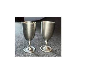 Wholesale Aluminum <b>Wine</b> Glass for Drinking <b>Wine</b> Glass <b>Set</b> <b>Gift</b> With Shiny Polished for Kitchen & Tabletop - Product Image 3