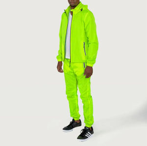 เสื้อกันลมใส่ได้ทั้งผู้ชายและผู้หญิงชุดวอร์มกางเกงไนลอนสะท้อนแสงโลโก้ออกแบบได้ตามต้องการ - Product Image 5