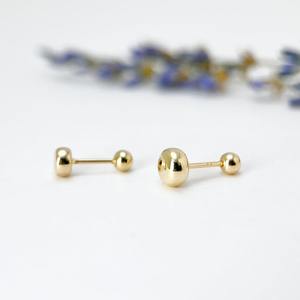 Pendientes de tuerca clásicos, joyería para mujer, joyería de estilo bohemio de Plata de Ley 925, pendientes hechos a mano, regalo para esposa - Product Image 3