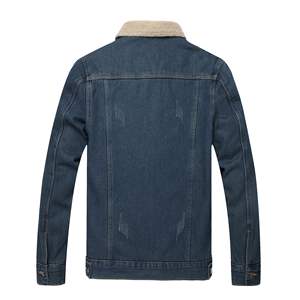 Veste en jean zippée personnalisée et respirante de qualité supérieure pour hommes Vestes en jean de qualité supérieure pour hommes - Product Image 2