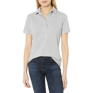 Women's UPF 50+ UV Protection Eco-Friendly 4-way Stretch Quick Dry Golf Polo <b>Shirt</b> Short Sleeve Summer Tennis Front Waist - Product Image 1