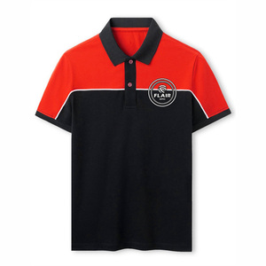 Offre Spéciale hommes 100% coton pour Polo T-Shirt personnalisé bonne qualité couleur unie Style décontracté motif 180g tissu poids avant - Product Image 2