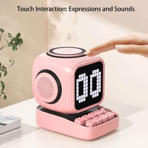 Cargador Inalámbrico 3 en 1 JEDI con Altavoz y Reloj Digital, Estación de Carga Multifuncional <span class=keywords><strong>para</strong></span> Mesita de Noche - Product Image 5