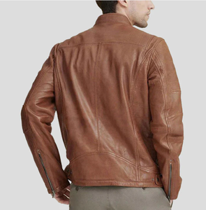 Modèle 2026 tendance, veste en cuir pour homme, nouvelle mode, veste en cuir pour homme, veste en cuir coupe-vent 2025 - Product Image 6