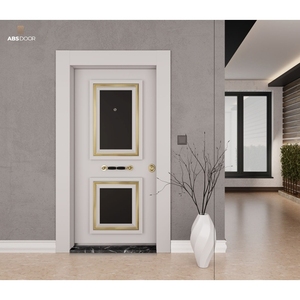 ABSDOOR TRENDY Portes de Cloisonnement en Acier à Isolation Thermique et Acoustique à Entrée Manuelle Haute Sécurité Meilleur Prix Intérieur Élégant Villas - Product Image 4