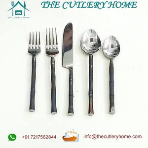 Rustic Forged Tapered Handle Stainless Steel Handmade Cutlery <b>Set</b> for Wedding Hotel Restaurant <b>Party</b> Decoration - Product Image 6