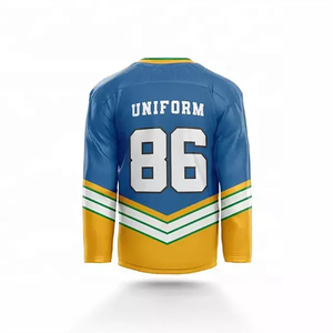 Maillot de hockey sur glace unisexe sur mesure avec logo personnalisé et design d'équipe 100% polyester respirant - Product Image 5